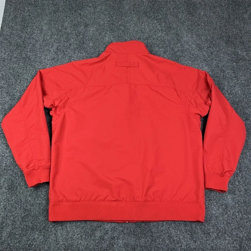 Duluth Bomber‎ Jacket Mens L Red Lightweight Grab Full Zip Windbreaker Outdoor